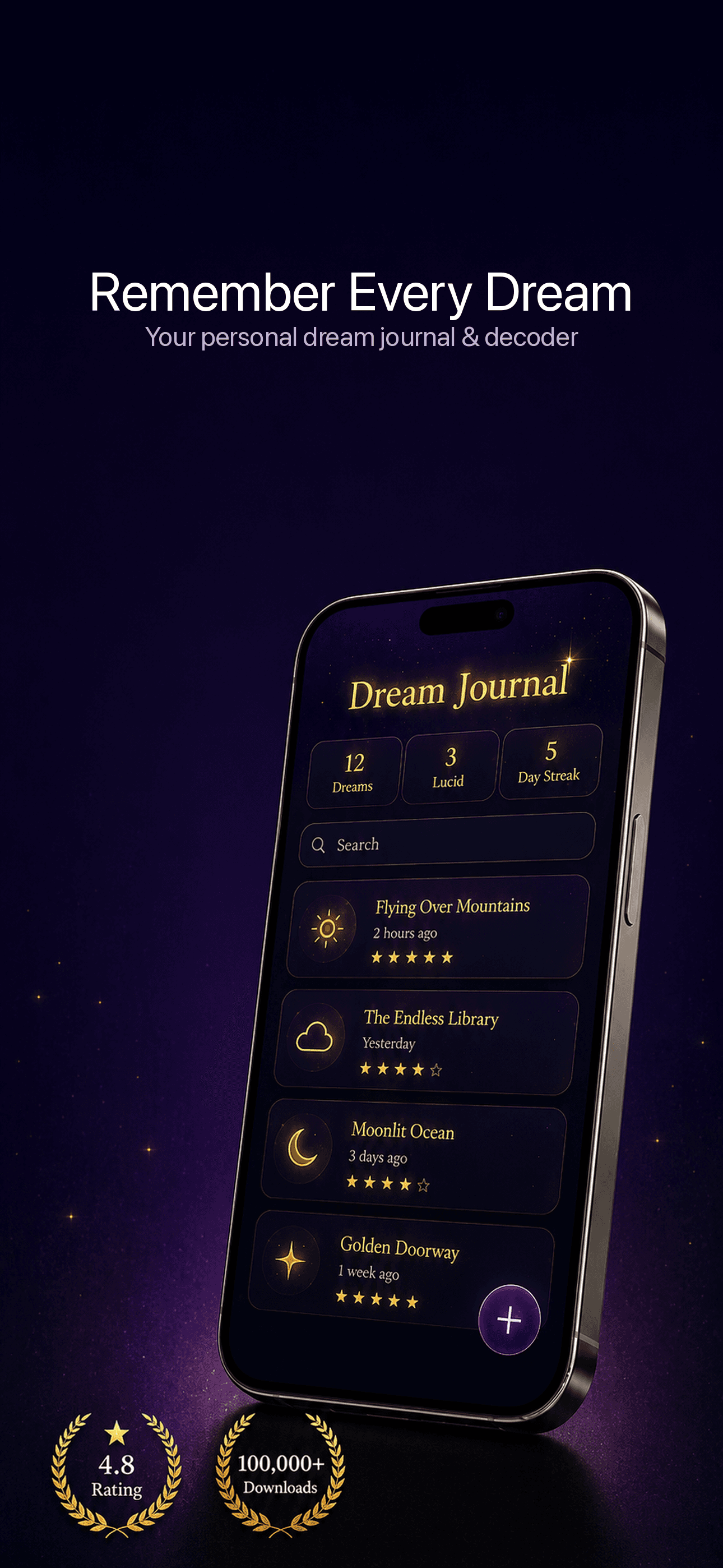 Dream Journal screenshot
