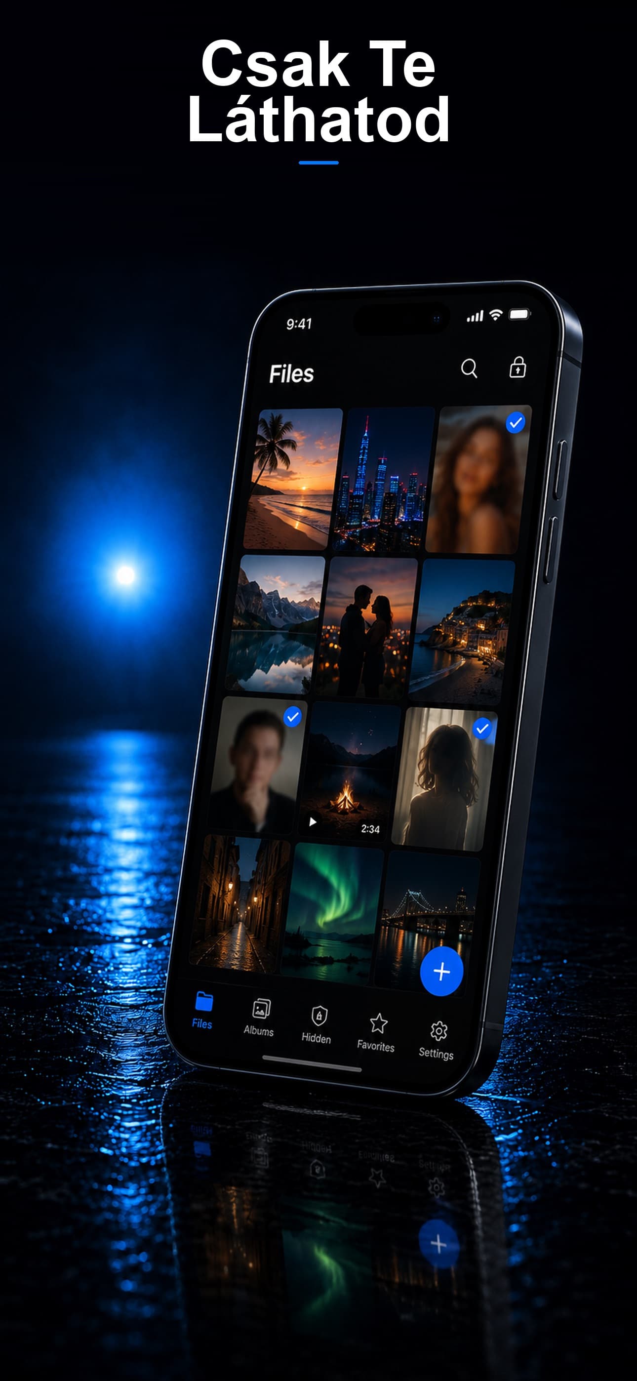 Elrejtett titkos fájl-bőr az iPhone-on