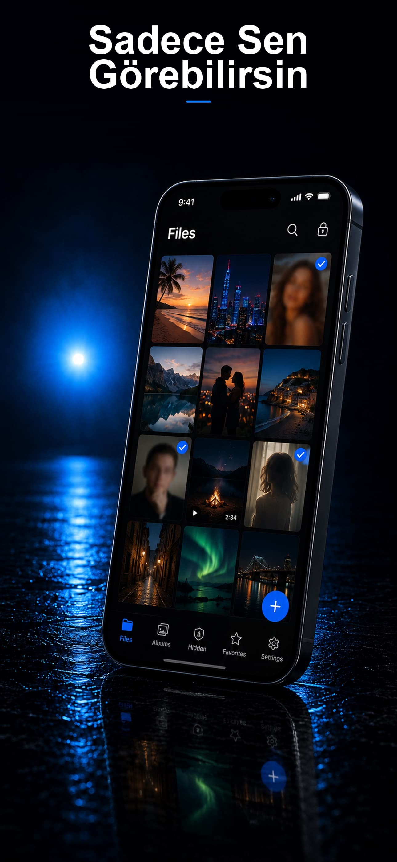 iPhone ' da gizli dosya kasası gizlenmiş